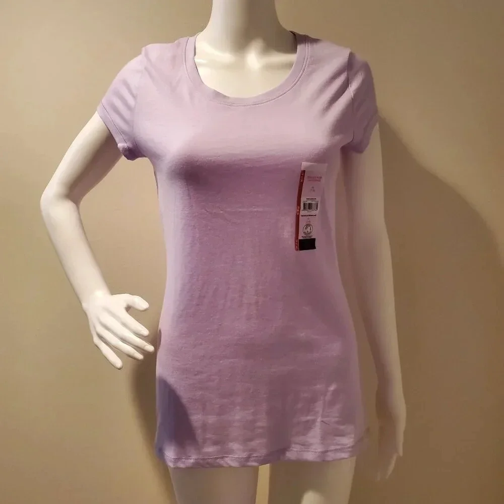 NWT NOBO Short Sleeved Crewneck Shirt Lavender Sunrise M(7-9) - Picture 1 of 6